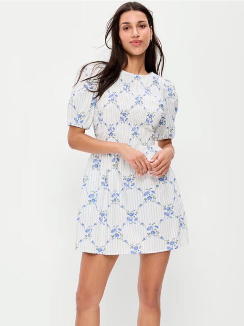 ISO Old Navy Smocked Puff Sleeve Dress in Size XS!!!
